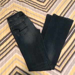American Eagle kickboot 0 long super stretch jeans